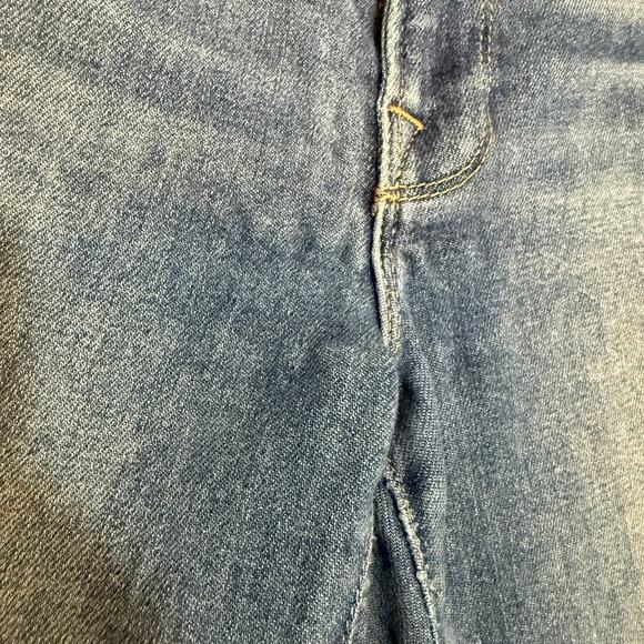 Good American 4/27 distressed high rise waist stretch jean J2 3021 - Picture 2 of 14